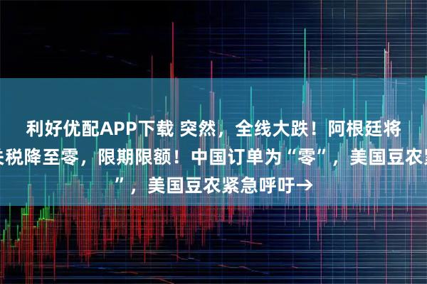 利好优配APP下载 突然，全线大跌！阿根廷将豆类出口关税降至零，限期限额！中国订单为“零”，美国豆农紧急呼吁→