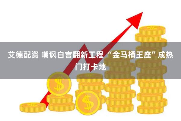 艾德配资 嘲讽白宫翻新工程 “金马桶王座”成热门打卡地