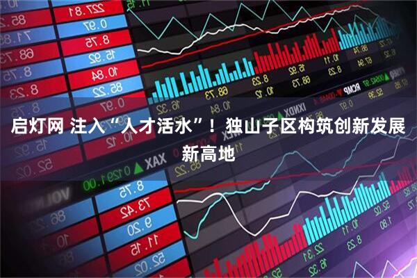 启灯网 注入“人才活水”！独山子区构筑创新发展新高地